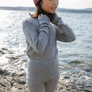 Simply Merino 100% wool crew neck long sleeve top - Size 5